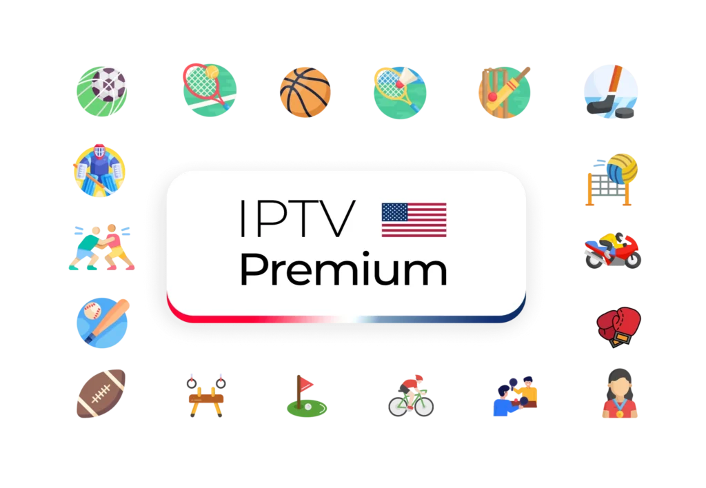 IPTVUSA live sports broadcast showing crystal-clear HD football match on TV and mobile