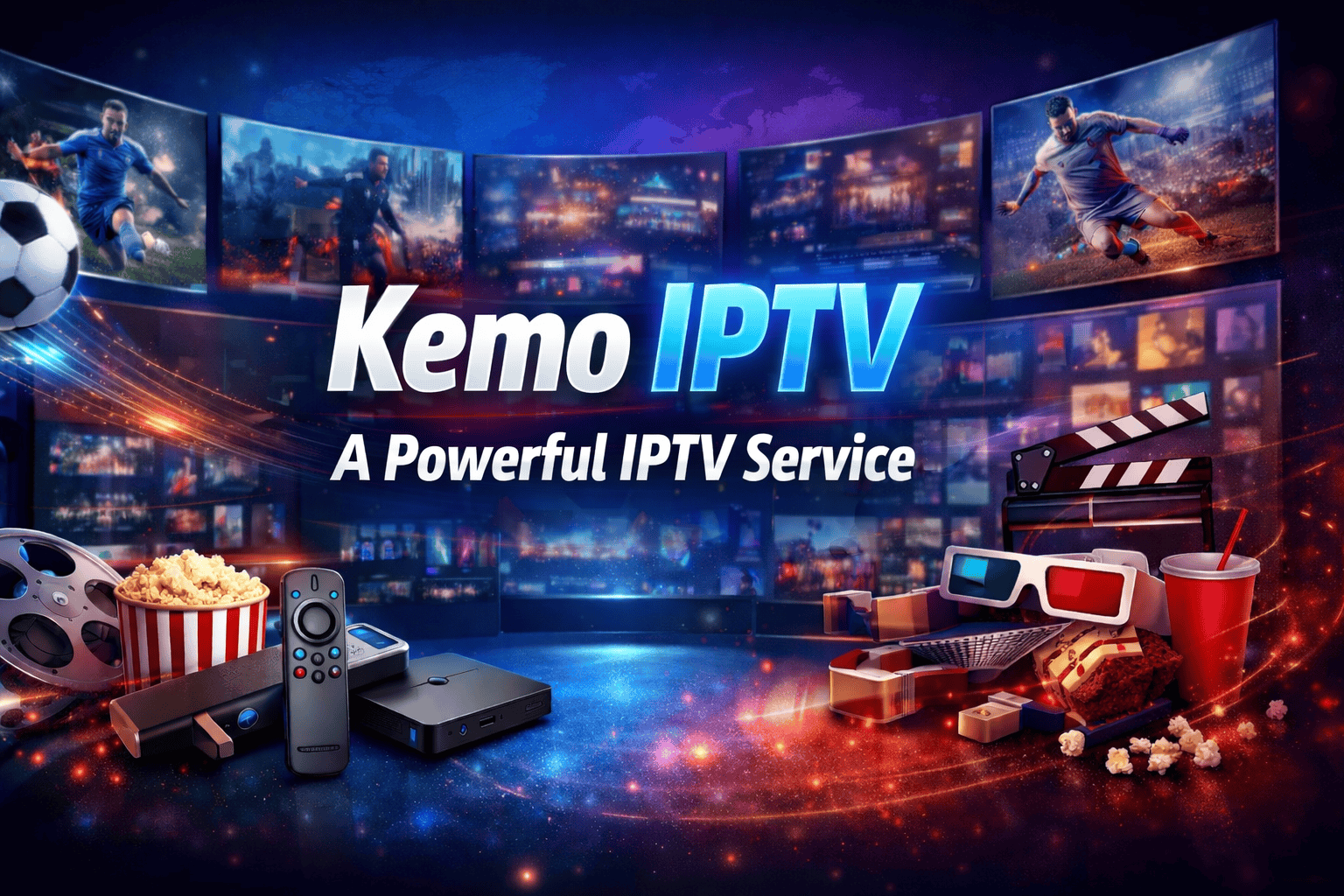 Kemo IPTV best IPTV service banner